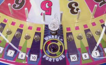 wheel of fortune arcade game light ring ticket values