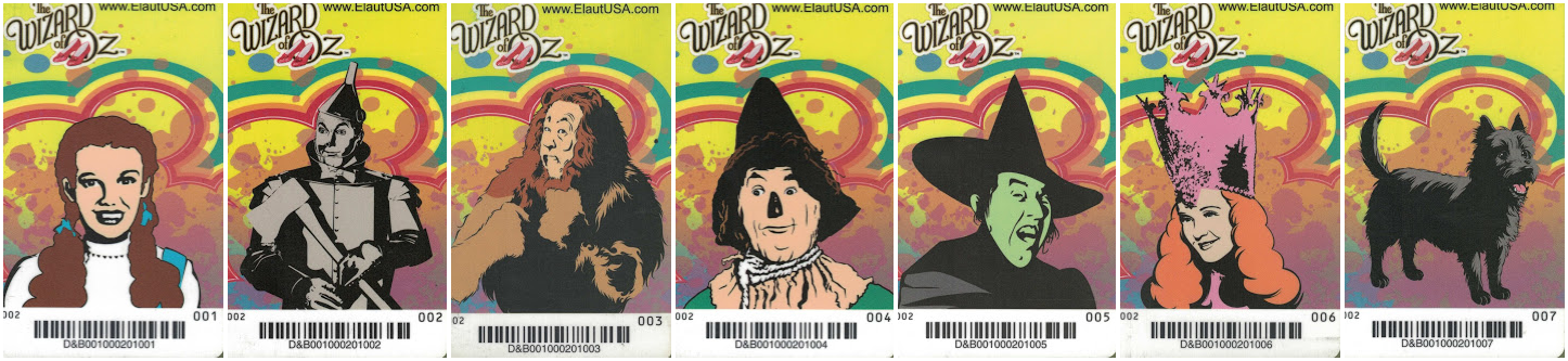 wizard of oz coin pusher full card set